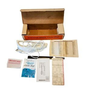 🔥 VINTAGE HAMILTON BEACH ELECTRIC KNIFE  ORIGINAL BOX 275-2 RETRO BEAUTIFUL 🔥